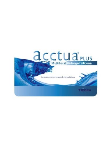 Acctua PLUS Multifocal Hidrogel Silicona (3 lentillas) - 34,95 € | Óptica Hispania