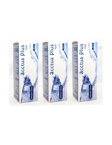 Acctua Plus Hyal 3x360 ml - 22,90 € | Óptica Hispania