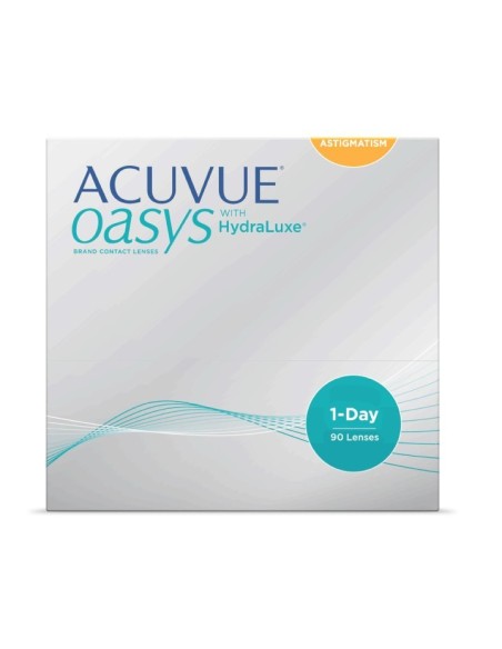 Acuvue Oasys 1 Day with HydraLuxe for Astigmatism (90 lentillas) - 70,90 € | Óptica Hispania