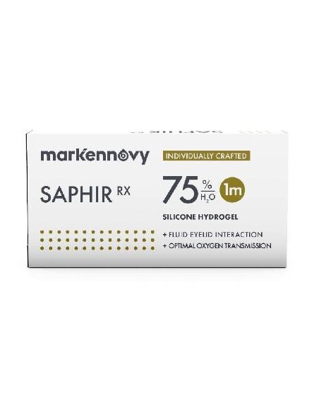 Saphir RX 75 Multifocal Mensual (6 lentillas) - 128,40 € | Óptica Hispania