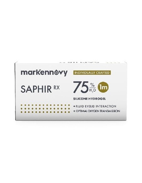 Saphir RX 75 Multifocal Tórica Mensual (6 lentillas) - 134,20 € | Óptica Hispania