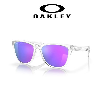 Oakley 9013H7 prizm violet Lentes polished clear Montura