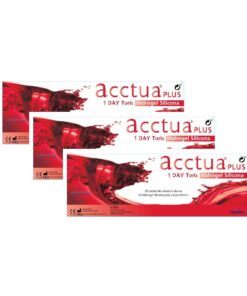 Acctua Plus 1 Day Toric Hidrogel Silicona 90 lentillas
